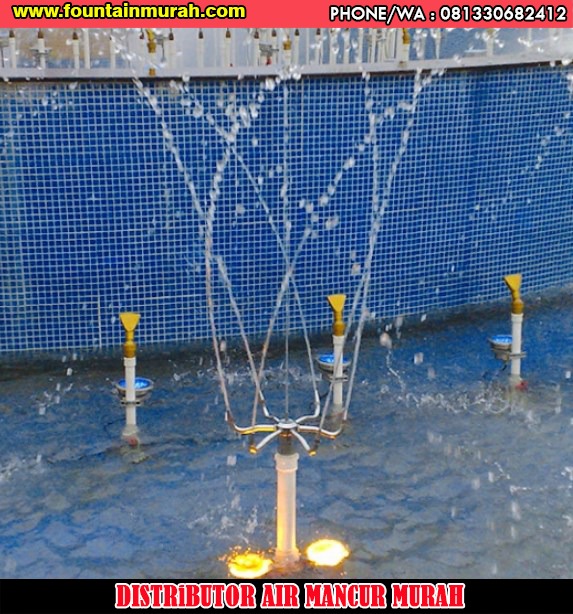 Penggunaan nozzle pirouette di kolam