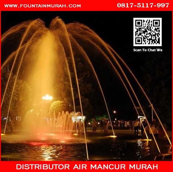 Air Mancur Nozzle Adjustable Single Shooting Saat Digunakan