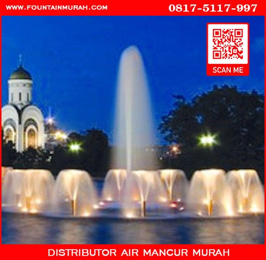 Air mancur berkualitas dengan nozzle stainless steel