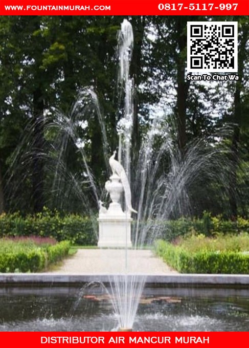 Nozzle air mancur Fixed Blossom minimalis untuk taman