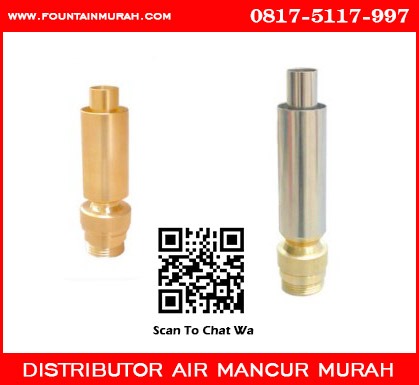 Nozzle air mancur murah big air mixed trumpet jet kuningan