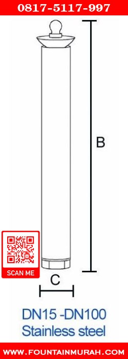 Ukuran Nozzle Stainless Trumpet